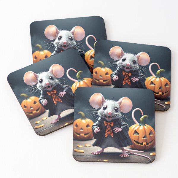 Item preview, Halloween White Party Mouse designed and sold by KoliBabb.