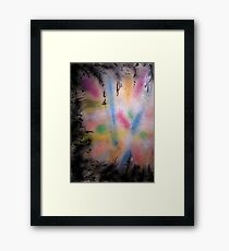 universe mapping Framed Print