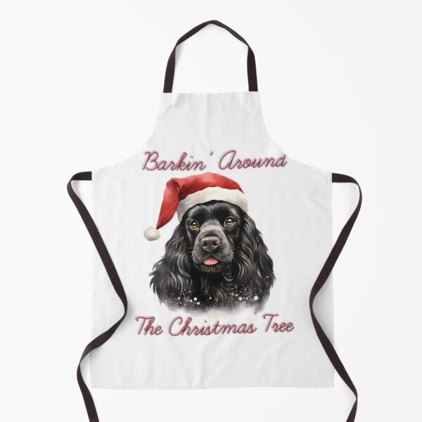 Item preview, Christmas American Cocker Spaniel Dog in Santa Hat designed and sold by PAWsitiveCurios.