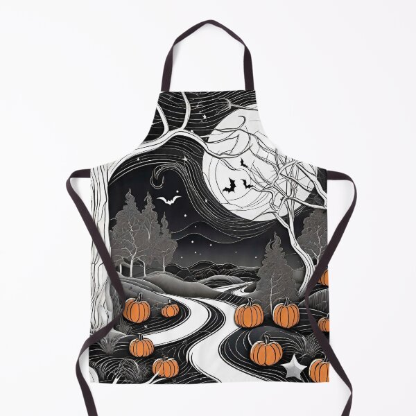 Item preview, Surreal Halloween Pumpkin Forest Moon Vibes 6 designed and sold by Benito Del Ray.