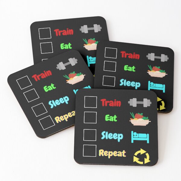 Item preview,  train, eat, sleep, repeat  designed and sold by PhoeniXDreamer.