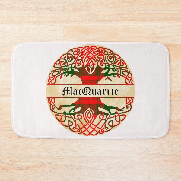 Item preview, MacQuarrie Tree of Life Clan Scottish Surname tartan designed and sold by BagTown Clans.