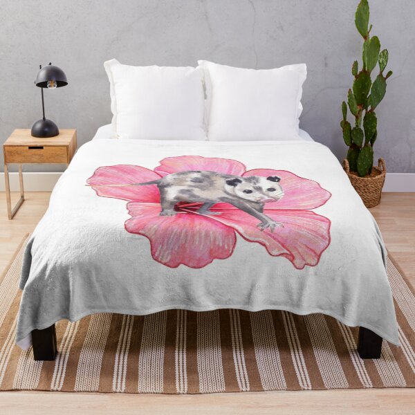 Item preview, Hibiscus Opossum designed and sold by SelenaJ.