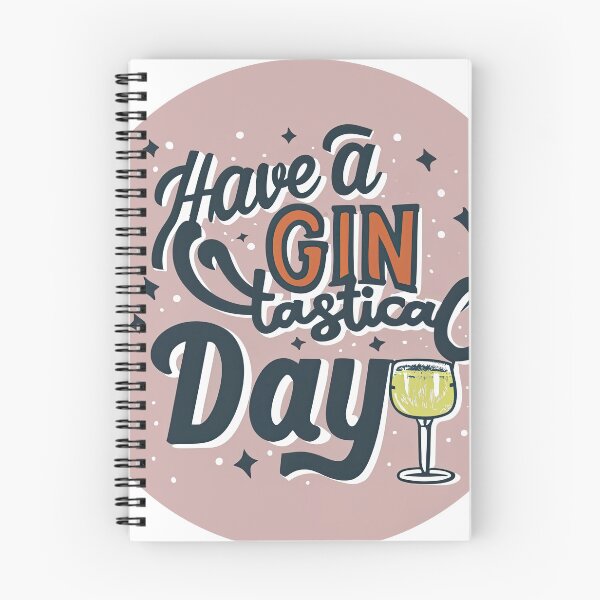 Item preview, Whimsical Gin-Tastical Day Typography designed and sold by ZedOhEe.