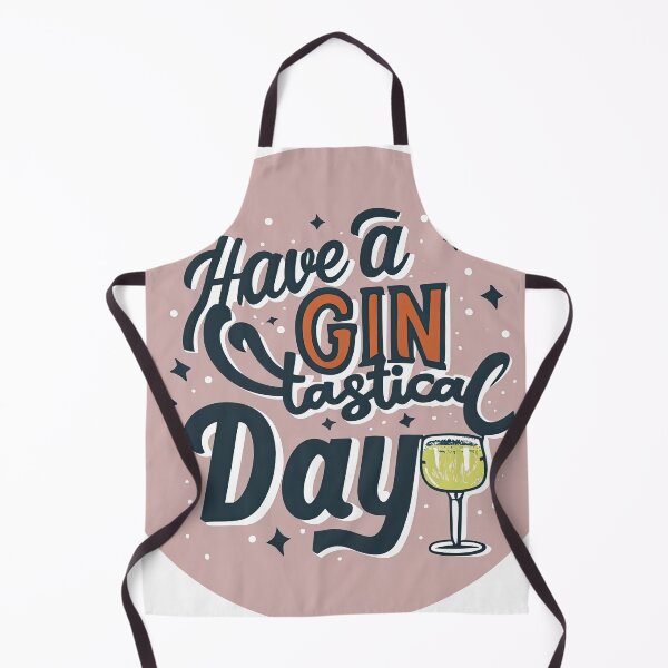Item preview, Whimsical Gin-Tastical Day Typography designed and sold by ZedOhEe.