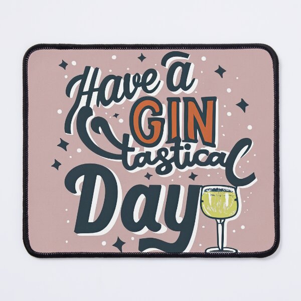Artikelvorschau, Skurrile Gin-tastische Tagestypografie entworfen und verkauft von ZedOhEe.