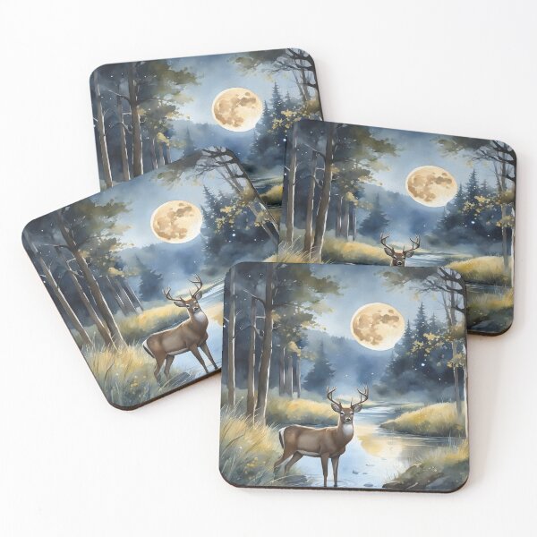 Item preview, Deer Standing in a River designed and sold by southerndoll67.