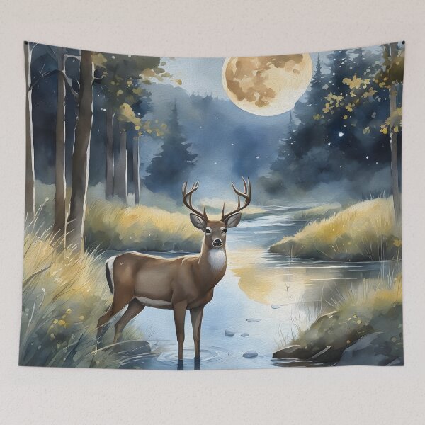 Item preview, Deer Standing in a River designed and sold by southerndoll67.