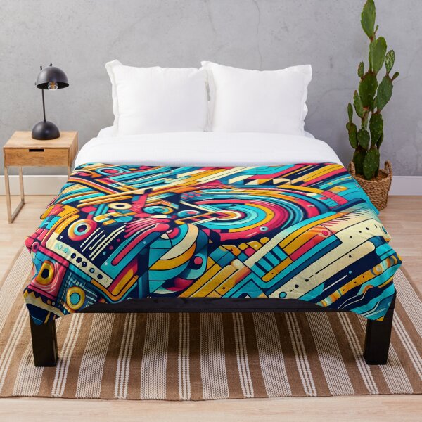 Item preview, Colorful Retro Abstract Design designed and sold by D-Dreamweaver.