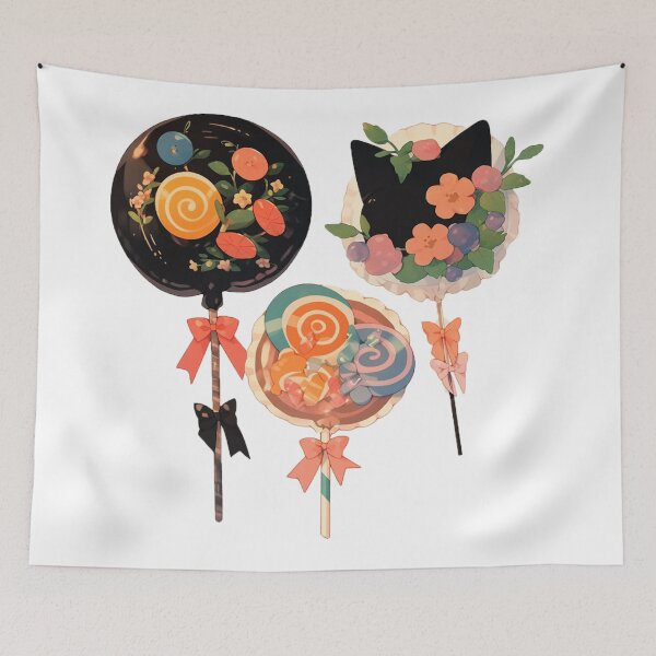Item preview, Cute cartoon lollipop designed and sold by Stickermagician.