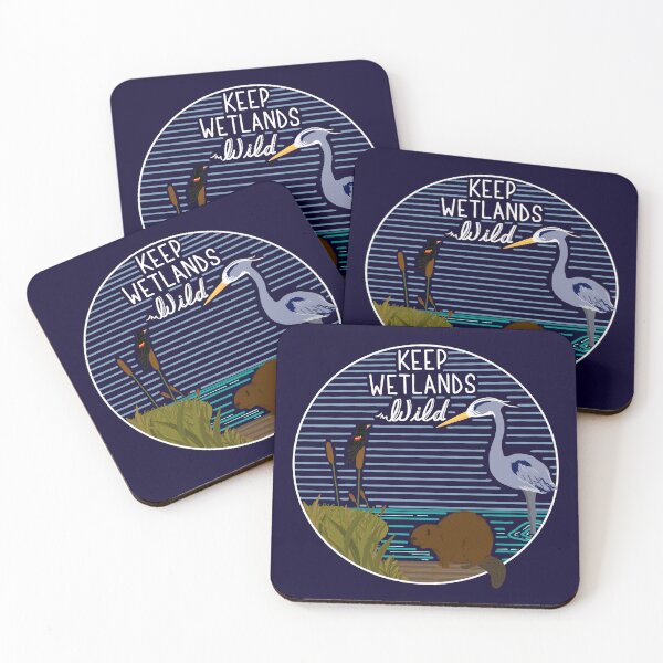 Item preview, Keep Wetlands Wild designed and sold by Fernheart Designs.