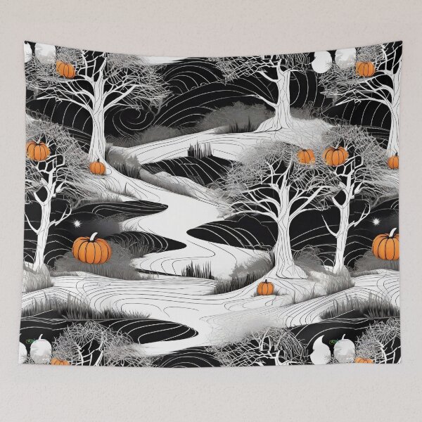 Item preview, Enchanted Magic Surreal Halloween Woods 7 designed and sold by Benito Del Ray.