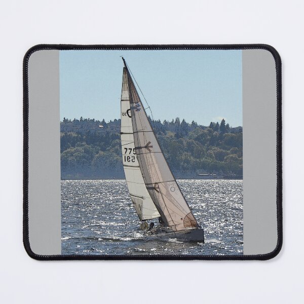 Item preview, Sailboat on Puget Sound designed and sold by elisewied.