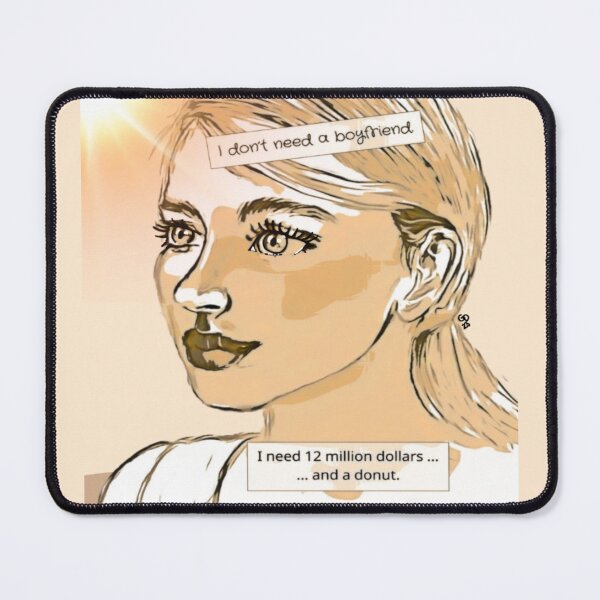 Item preview, I Need 12 Million Dollars and a Donut designed and sold by gleefulme.