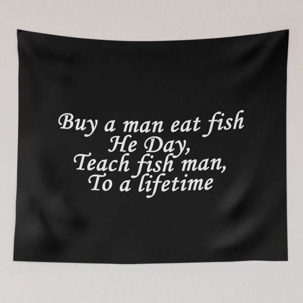 Item preview, Teach a man to fish designed and sold by GreenGuyTees.
