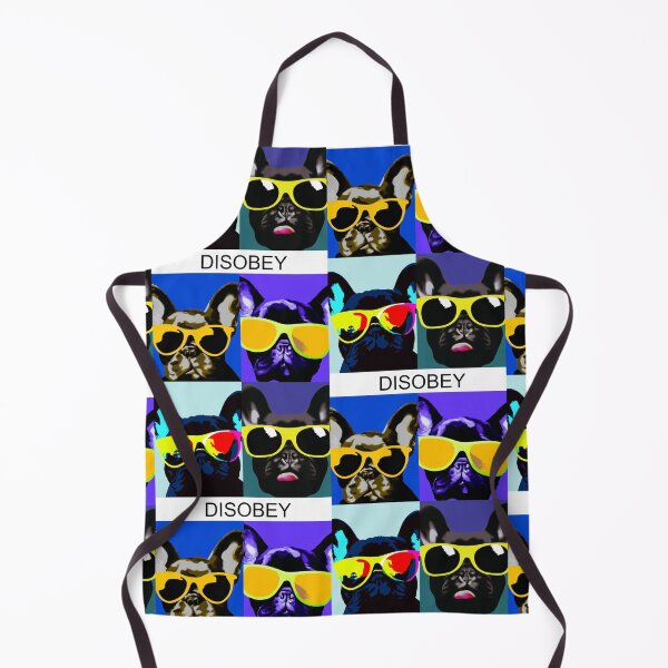 Item preview, Disobey Artsy Pop Art French Bulldogs designed and sold by theflandonian.