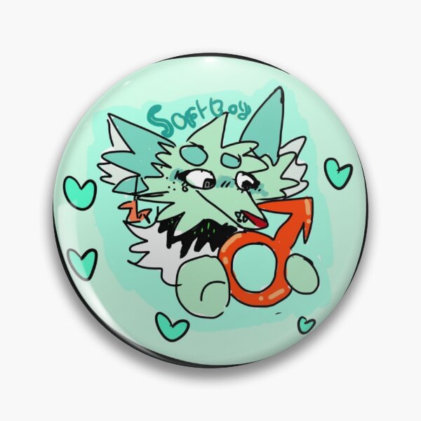 Item preview, Fursona button version 1 designed and sold by NyancarXwX.