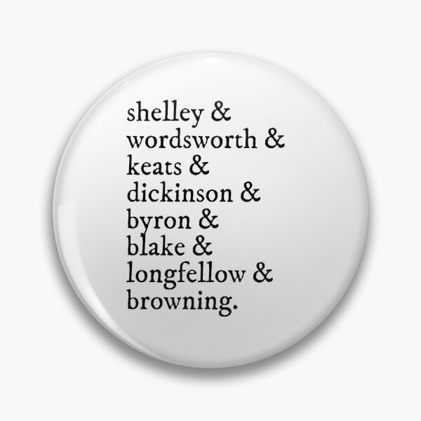Item preview, romantic poets sticker designed and sold by musicalnightowl.