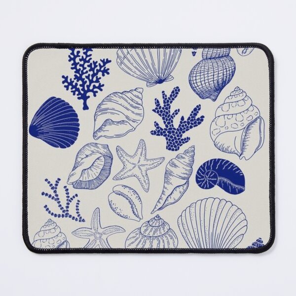 Item preview, Seashells Print Poster designed and sold by beautyinlove.