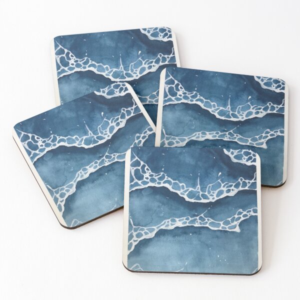 Item preview, Ocean Waves Aesthetic Art Print designed and sold by beautyinlove.