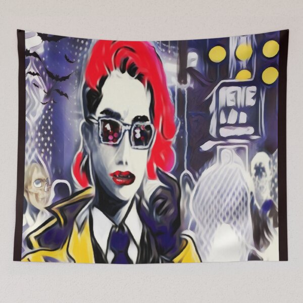 Item preview, Daytime Vampire face card designed and sold by NolaJere.