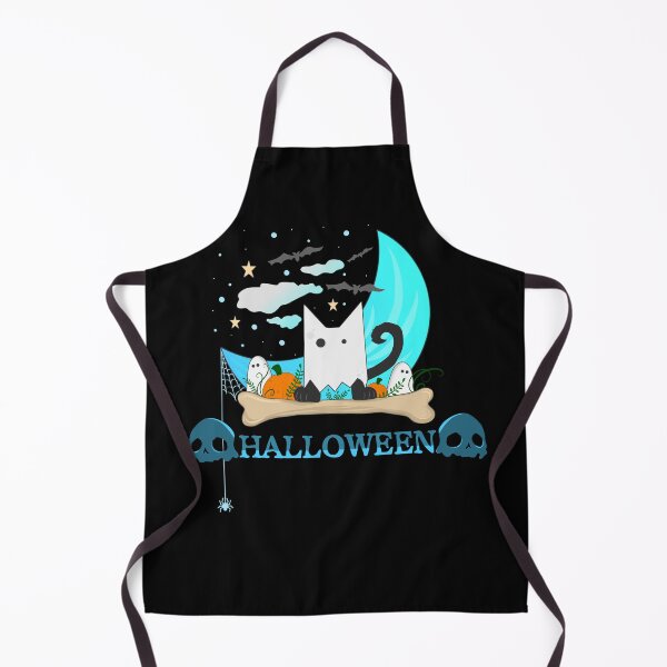 Item preview, Halloween Fantasma Gato Luna Azul designed and sold by RaphicSentry.