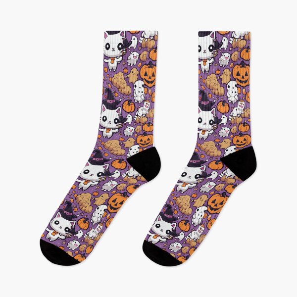 Item preview, halloween cat designed and sold by TFrequencyStore.