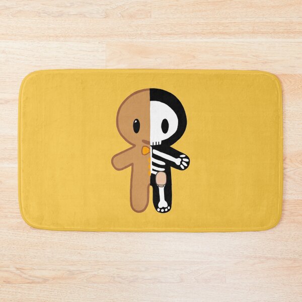 Item preview, Gingerbread Man Skeleton with Ostomy Bag (Orange)  designed and sold by CaitlynConnor.