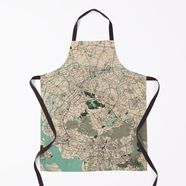 Item preview, Dongguan City Map of Guangdong, China - Vintage designed and sold by deMAP.