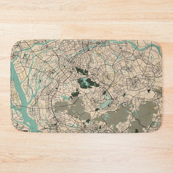 Item preview, Dongguan City Map of Guangdong, China  - Vintage designed and sold by deMAP.
