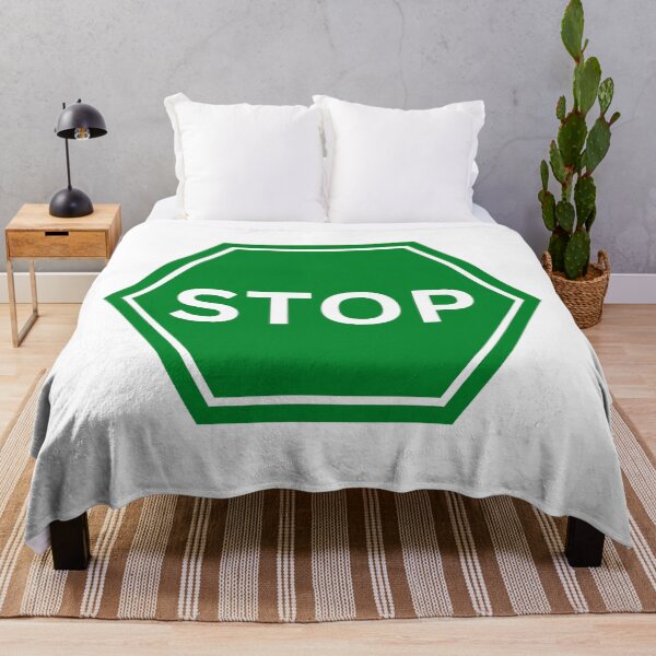 Item preview, Green Stop Sign designed and sold by Kiwis-Colors.