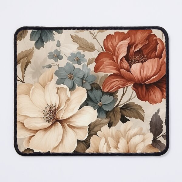 Item preview, flowers retro vintage floral designed and sold by Inktown.