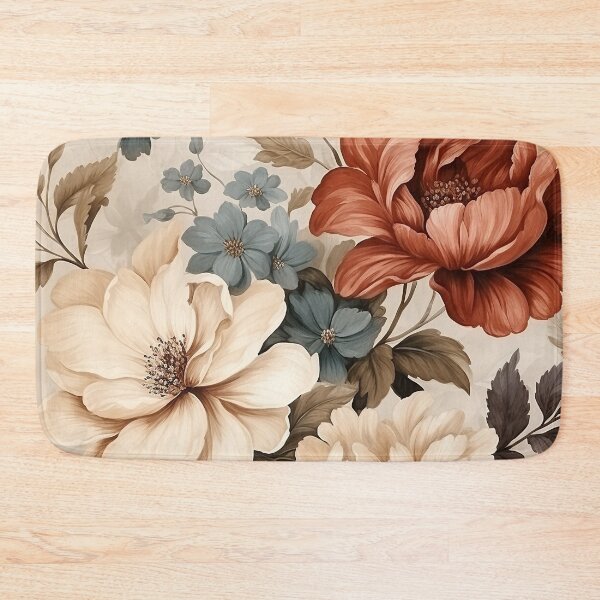 Item preview, flowers retro vintage  floral  designed and sold by Inktown.