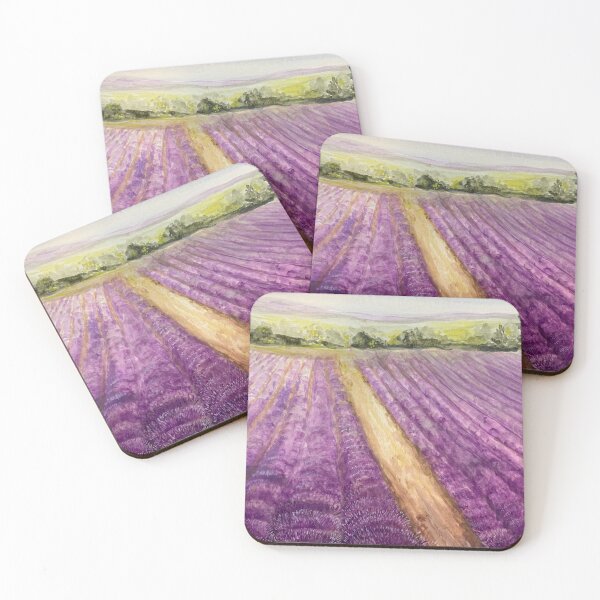 Item preview, Lavender Fields Watercolour Jigsaw designed and sold by Violet Grant.