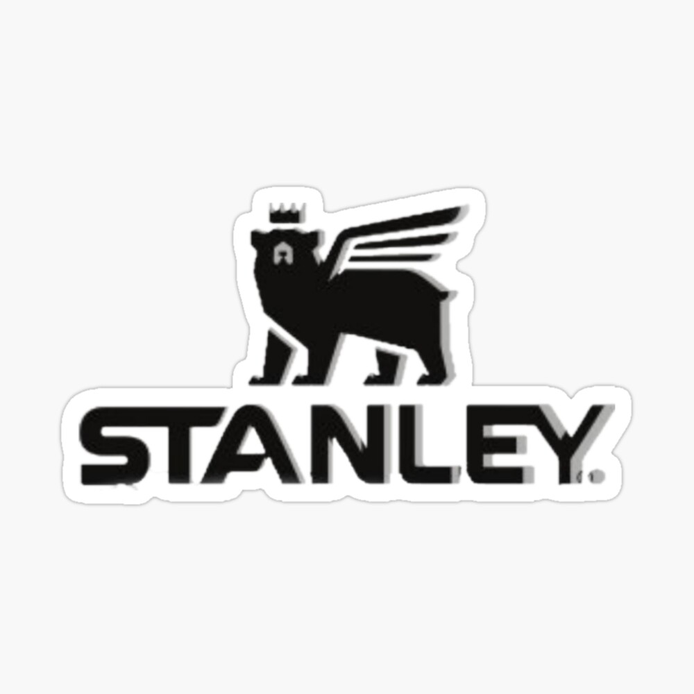 pink stanley bear logo Sticker for Sale by elladitraglia