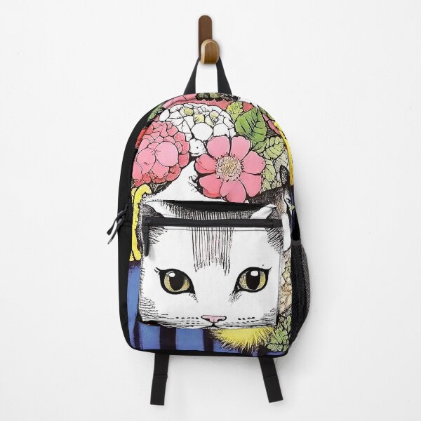 Item preview, Hand drawn humanoid cat holding flower designed and sold by YCChuang.