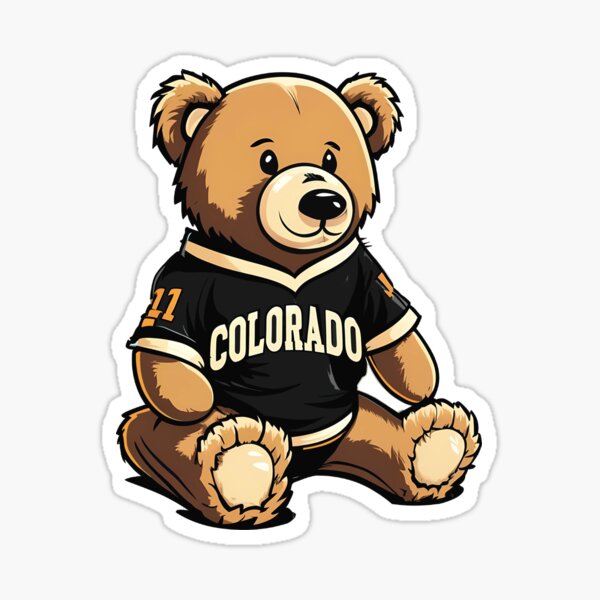 Item preview, Colorado  FANtastic Boulder Bear sticker design designed and sold by mnkygirl13.