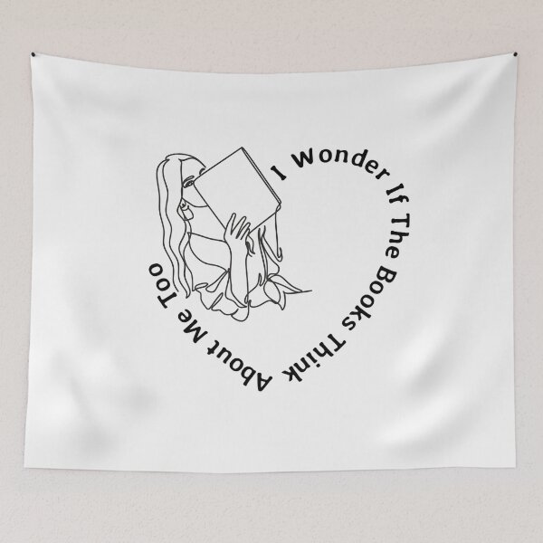 Item preview, I Wonder If The Books Think About Me Too designed and sold by Wiss2Arts.