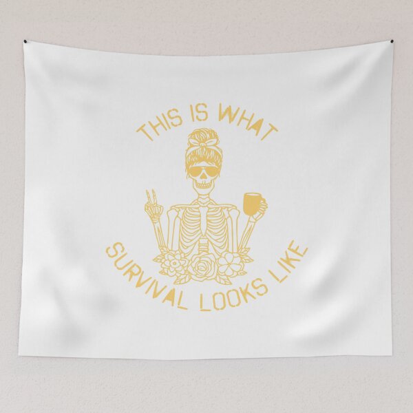 Item preview, This is what survival looks like- Yellow designed and sold by paperbluebird.