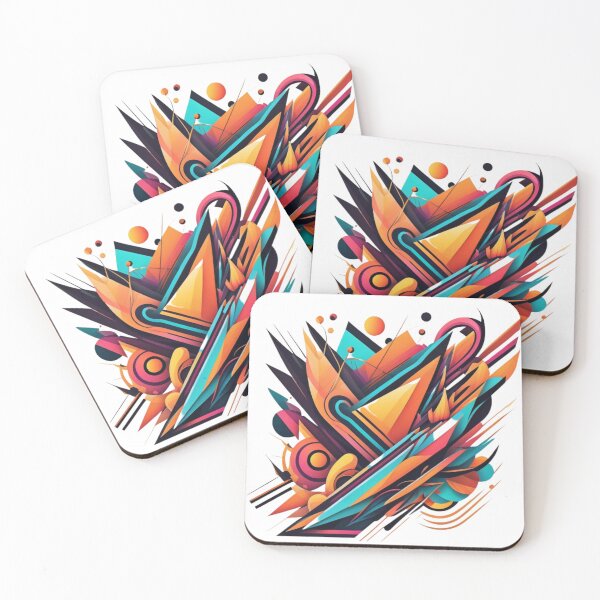 Item preview, Colorful digital art pattern designed and sold by LavaCreative.