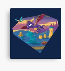 Spyro The Dragon Canvas Print