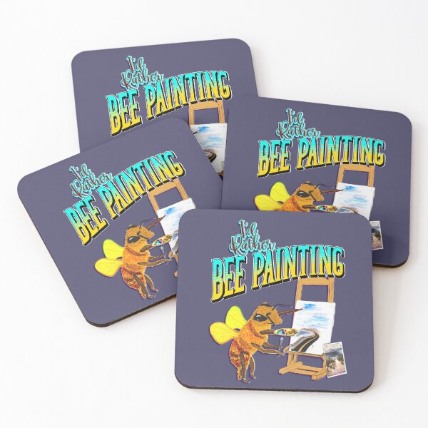 Item preview, I'd Rather Bee Painting designed and sold by FileStyle.