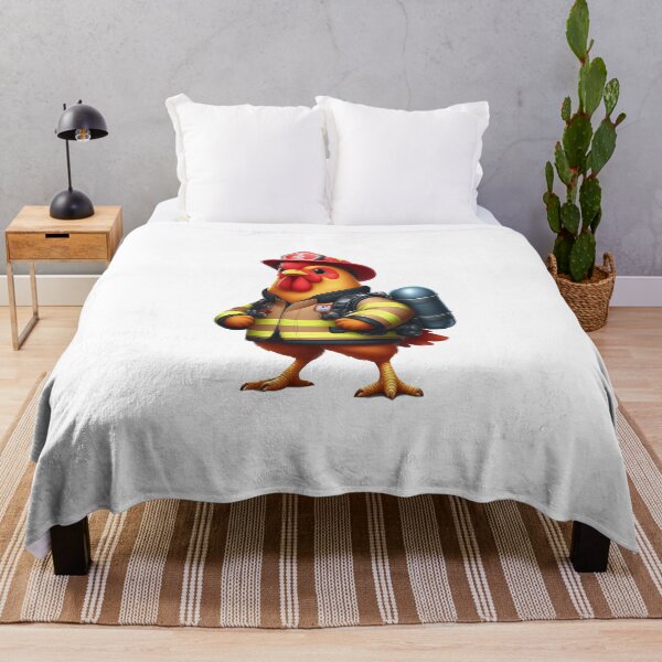 Item preview, Fancy Hero Chicken: The World's Firefighter in the Body of a Chicken!" designed and sold by TRONBOY.