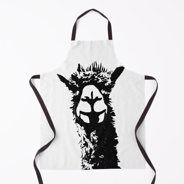 Item preview, "Discover the Quirky Elegance of Llama Art: Street Art-Inspired Llama Face Design designed and sold by pelagio.