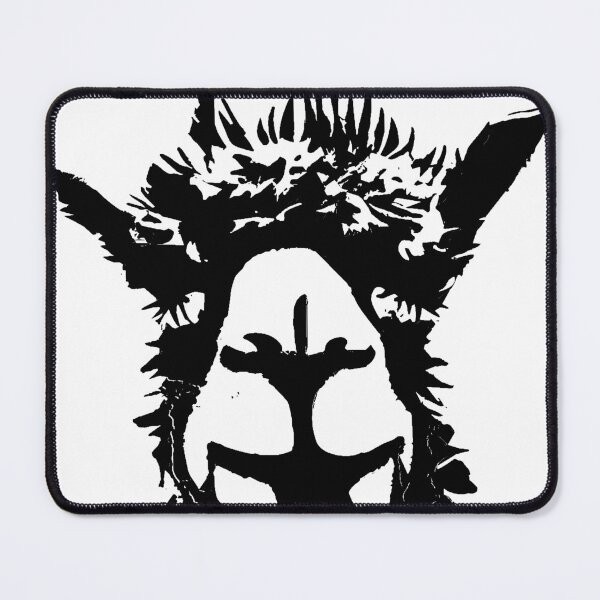 Item preview, "Discover the Quirky Elegance of Llama Art: Street Art-Inspired Llama Face Design designed and sold by pelagio.