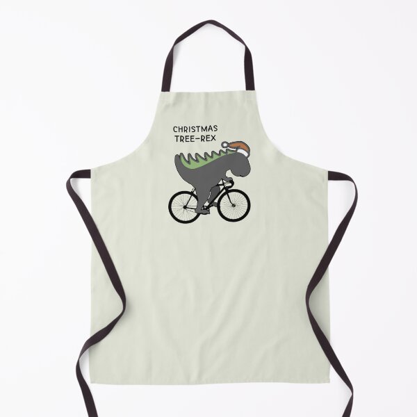 Item preview, Funny Dinosaur Christmas Tree On A Bike - Merry Christmas Dino designed and sold by ViewerEqualsPhoton.