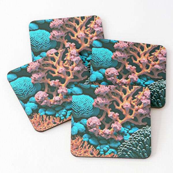 Item preview, "Vibrant Coral Close-Up: A Sameless Symphony of Colorful Artistry" designed and sold by Best-Art-32.