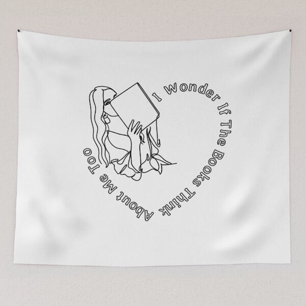 Item preview, I Wonder If The Books Think About Me Too designed and sold by Wiss2Arts.