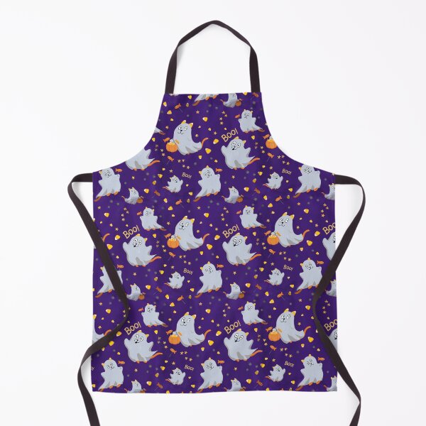 Item preview, Halloween Ghost Cats designed and sold by SquibbleDesign.
