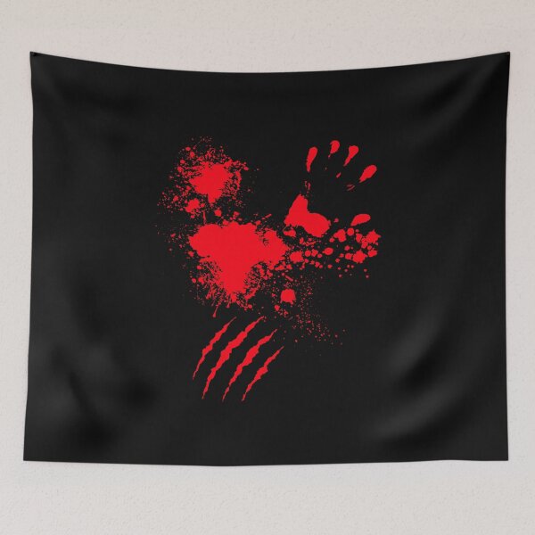 Item preview, blood stains bloody hand for Halloween designed and sold by Recruiter-Love.